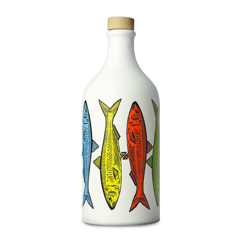 Frantoio Muraglia Olivenoel Keramikflasche sardine